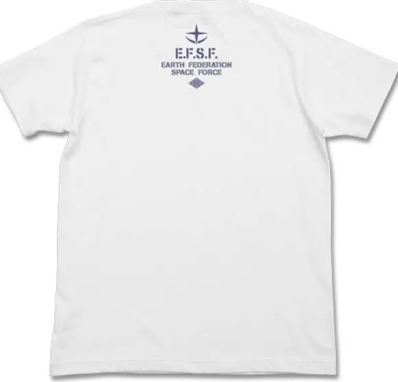 Mobile Suit Gundam: E.F.S.F. Dry T-Shirt: White-L
