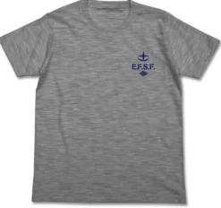 Mobile Suit Gundam: E.F.S.F. Dry T-Shirt: Heather Gray-L