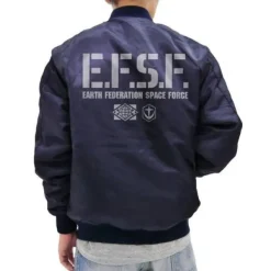 Mobile Suit Gundam: E.F.S.F. MA-1 Jacket: Navy - M