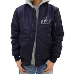 Mobile Suit Gundam: E.F.S.F. MA-1 Jacket: Navy - M