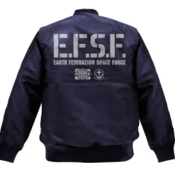 Mobile Suit Gundam: E.F.S.F. MA-1 Jacket: Navy - L