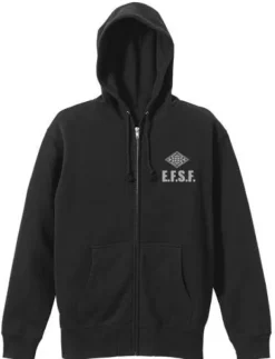 Mobile Suit Gundam: E.F.S.F. Zip Parka: Black - M