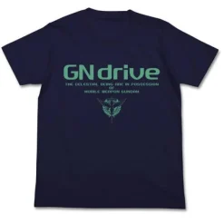 Mobile Suit Gundam 00: Gn Drive T-Shirt / Navy-M