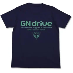 Mobile Suit Gundam 00: GN Drive T-shirt / Navy - L