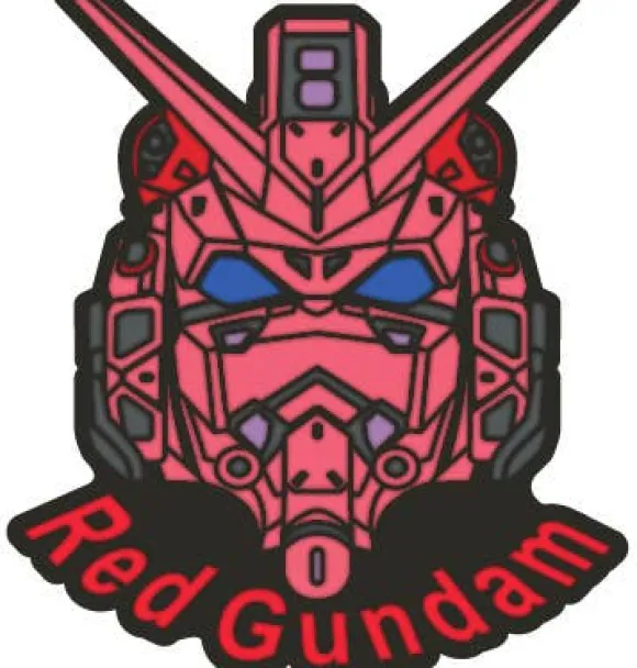 Mobile Suit Gundam GQuuuuuuX Pins / Red Gundam