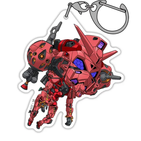 Mobile Suit Gundam GQuuuuuuX: Red Gundam Acrylic Tsumamare