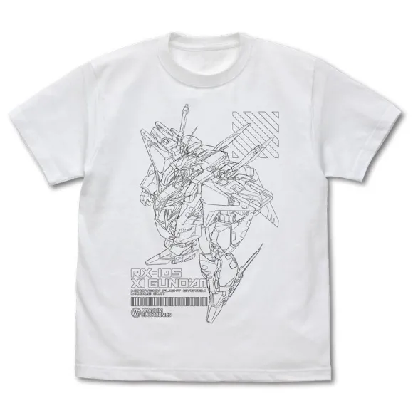 Mobile Suit Gundam Hathaway's Flash: Quess Gundam T-Shirt / White-Xl