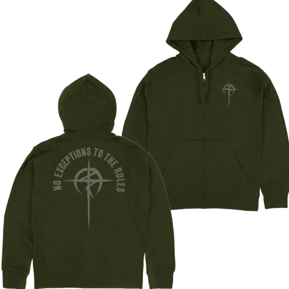 Mobile Suit Gundam: Hathaway's Flash: Mufty Zip Hoodie / Moss-XXL