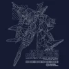Mobile Suit Gundam: Hathaway's Flash: Penelope T-shirt Navy XL