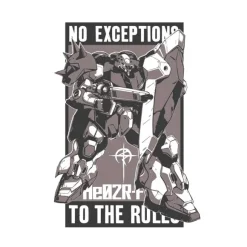 Mobile Suit Gundam: Hathaway's Flash: Messer F01 type T-shirt WHITE M