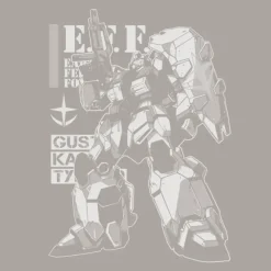 Mobile Suit Gundam: Hathaway's Flash: Gustav Karl 00 T-shirt LIGHT GRAY L