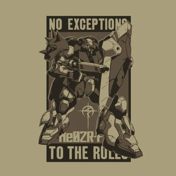 Mobile Suit Gundam: Hathaway's Flash: Messer F01 type T-shirt SAND KHAKI S