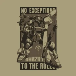 Mobile Suit Gundam: Hathaway's Flash: Messer F01 type T-shirt SAND KHAKI XL