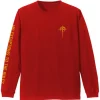 Mobile Suit Gundam: Hathaway's Flash: Mafty Sleeve Rib Long Sleeve T-shirt Red XL