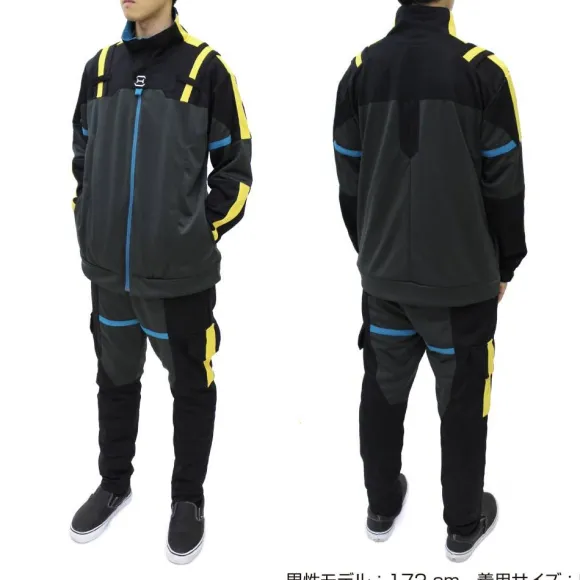 Mobile Suit Gundam: Hathaway's Flash: Hathaway Pilot Suit Design Jersey (Top and Bottom Set) L