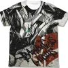 Mobile Suit Gundam: Iron-Blooded Orphans: Gundam Barbatos Lupus Full Graphic T-Shirt / White-Xl