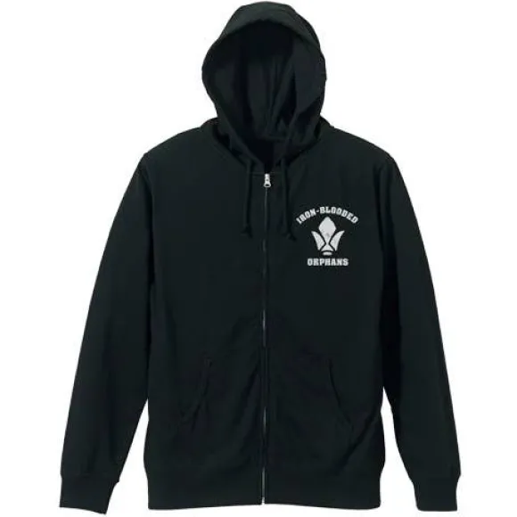 Mobile Suit Gundam: Iron-Blooded Orphans: Tekkadan Tenjiku Hoodie: Black-S