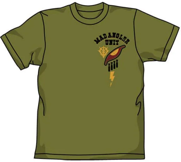 Mobile Suit Gundam: Mad Angler Corps T-Shirt / Moss-Xl