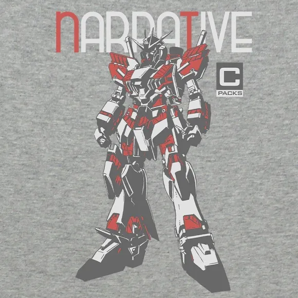Mobile Suit Gundam Narrative: Narrative Gundam C Equipment T-shirt MIX GRAY XL