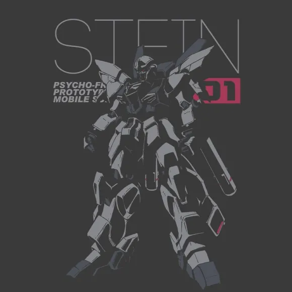 Mobile Suit Gundam Narrative: Sinanju Stein T-shirt SUMI XL