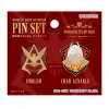 Mobile Suit Gundam Pin Set GS14 Char Aznable & A12
