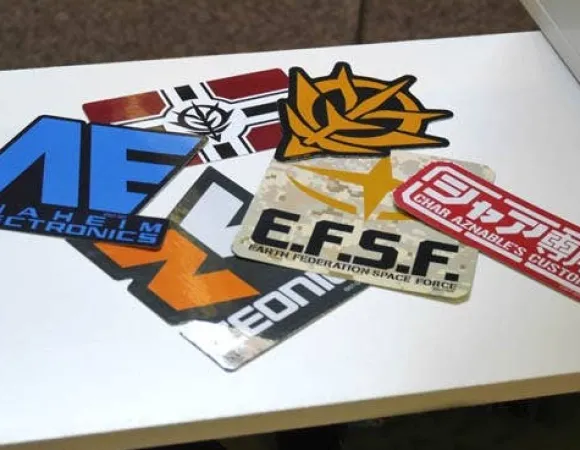 Mobile Suit Gundam: Principality of Zeon Flag Waterproof Sticker
