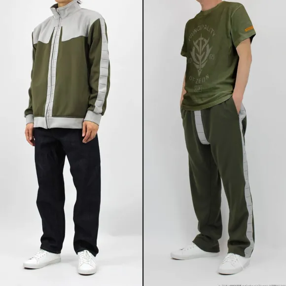 Mobile Suit Gundam: Principality Of Zeon Army Normal Suit Design Jersey (Top And Bottom Set) / M