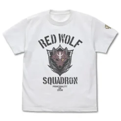 Mobile Suit Gundam: Requiem of Vengeance: Red Wolf Team T-Shirt / WHITE-M