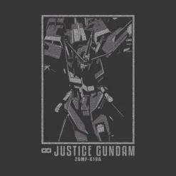 Mobile Suit Gundam Seed Destiny: Infinite Justice Gundam T-Shirt / Sumi-Xl