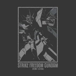 Mobile Suit Gundam SEED DESTINY: Strike Freedom Gundam T-shirt Sumi M