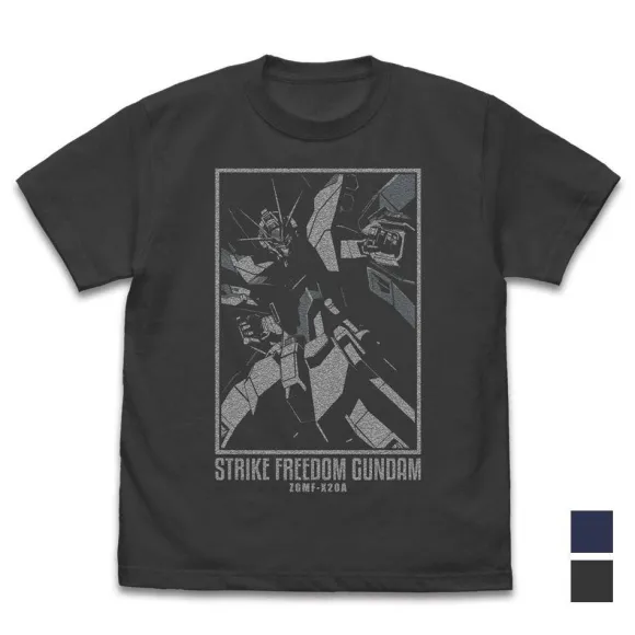 Mobile Suit Gundam SEED DESTINY: Strike Freedom Gundam T-shirt Sumi L
