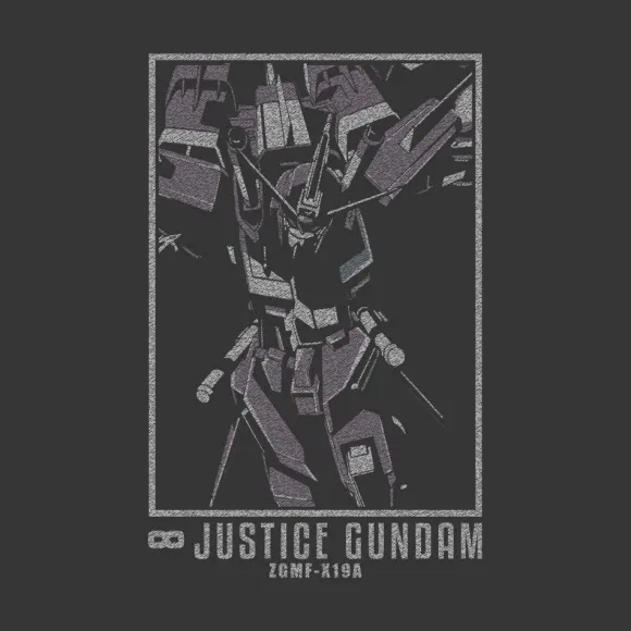 Mobile Suit Gundam SEED DESTINY: Infinite Justice Gundam T-shirt Sumi S