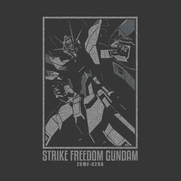 Mobile Suit Gundam SEED DESTINY: Strike Freedom Gundam T-shirt Sumi S