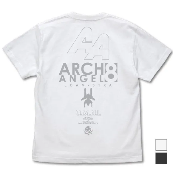Mobile Suit Gundam SEED: United Earth Defense Force 8th Mobile Fleet Arch Angel T-shirt White M