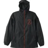 Mobile Suit Gundam SEED: Z.A.F.T Hooded Windbreaker / Black x Red - L