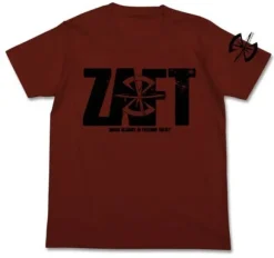 Mobile Suit Gundam SEED: Z.A.F.T Logo T-shirt / Burgundy - S