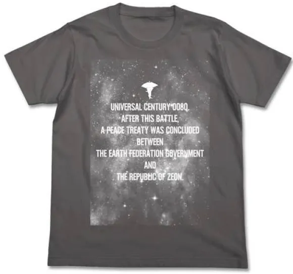 Mobile Suit Gundam Shusen Kyoutei T-shirt Medium Gray S