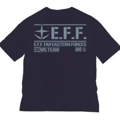 Mobile Suit Gundam: The 08th MS Team Big Silhouette T-shirt Navy XL