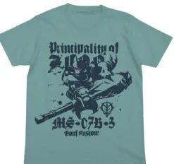 Mobile Suit Gundam: The 08th MS Team: Gouf Custom T-shirt / Sage Blue - M