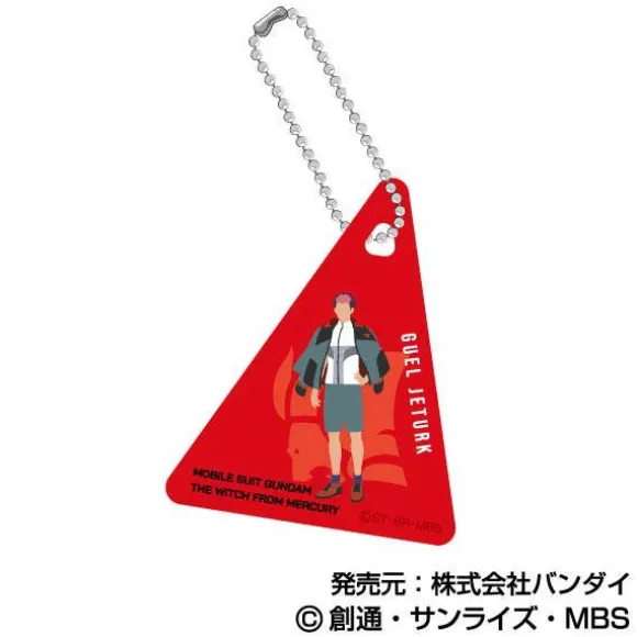 Mobile Suit Gundam The Witch From Mercury: Clear Plate Keychain 1Box 9pcs
