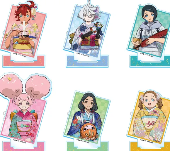 Mobile Suit Gundam The Witch From Mercury: Happy New Year Acrylic Stand Nika Nanaura