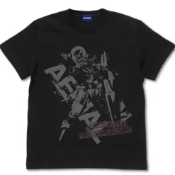 Mobile Suit Gundam The Witch From Mercury: Gundam Aerial T-shirt BLACK S