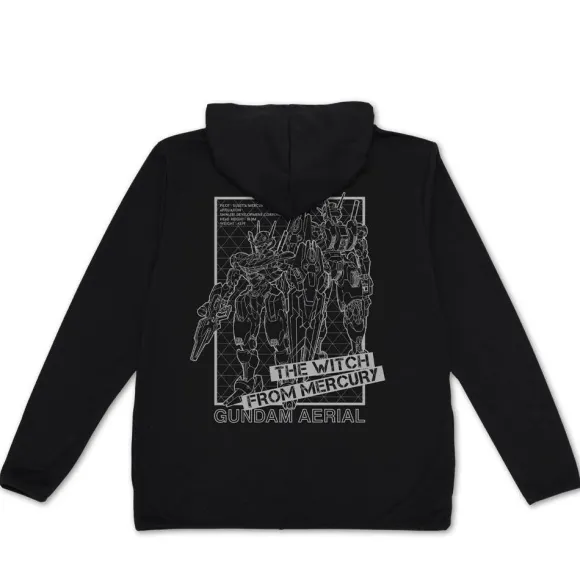 Mobile Suit Gundam The Witch From Mercury: Gundam Aerial Thin Dry Parka BLACK XL