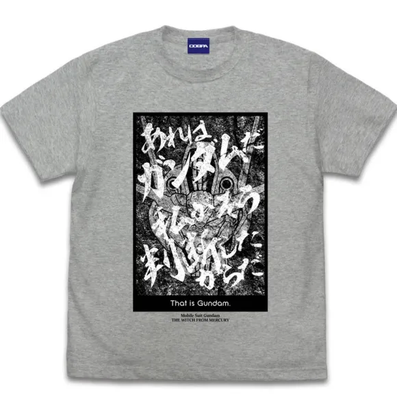 Mobile Suit Gundam The Witch From Mercury: That's a Gundam T-shirt MIX GRAY S