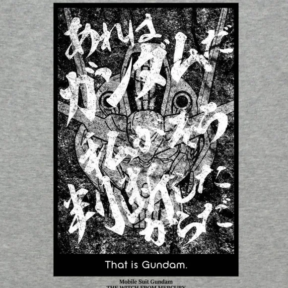 Mobile Suit Gundam The Witch From Mercury: That's a Gundam T-shirt MIX GRAY S
