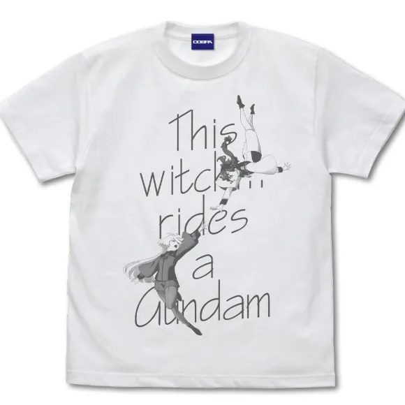 Mobile Suit Gundam The Witch From Mercury: Suletta & Miorine T-shirt WHITE M