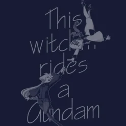 Mobile Suit Gundam The Witch From Mercury: Suletta & Miorine T-shirt NAVY S