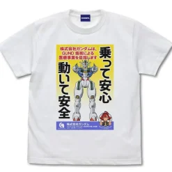 Mobile Suit Gundam The Witch From Mercury: GUND-ARM Inc. Image Poster Full Color T-shirt WHITE M