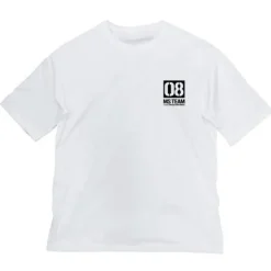 Mobile Suit Gundam 08th MS Platoon: 08th MS Platoon Big Silhouette T-Shirt / White-XL