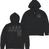Mobile Suit Gundam 08th MS Platoon: Zip Hoodie / Black-XXL